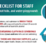 CDC Checklist For Staff